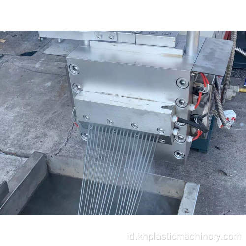 Butiran LDPE HDPE Membuat Pelet Granulator Plastik